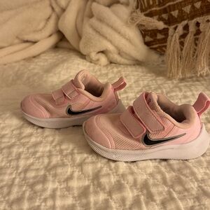 Nike Pink Velcro Toddler Shoes